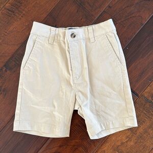 Never worn Crown & Ivy Boys khaki shorts, size 6